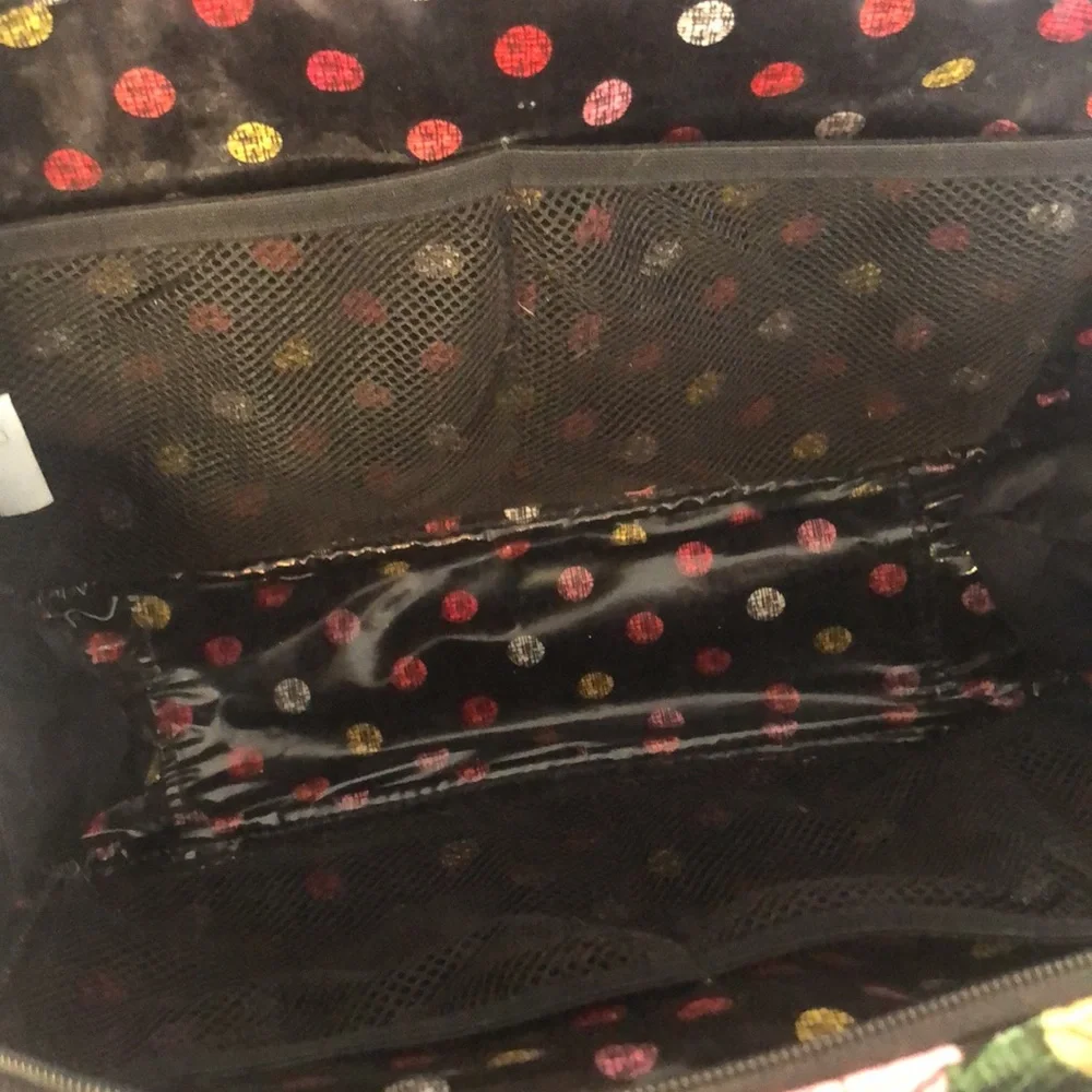 VERA BRADLEY large Havanna Rose  & THIRTY ONE make up case cosmetic travel bags